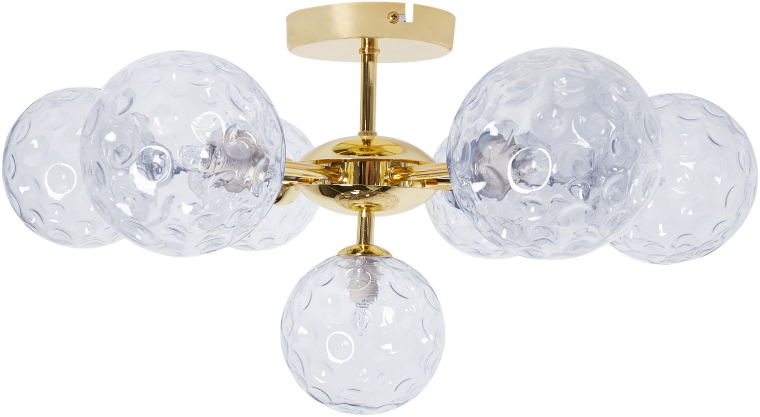 Deckenlampe ANADYR Glas Blau Bild 1