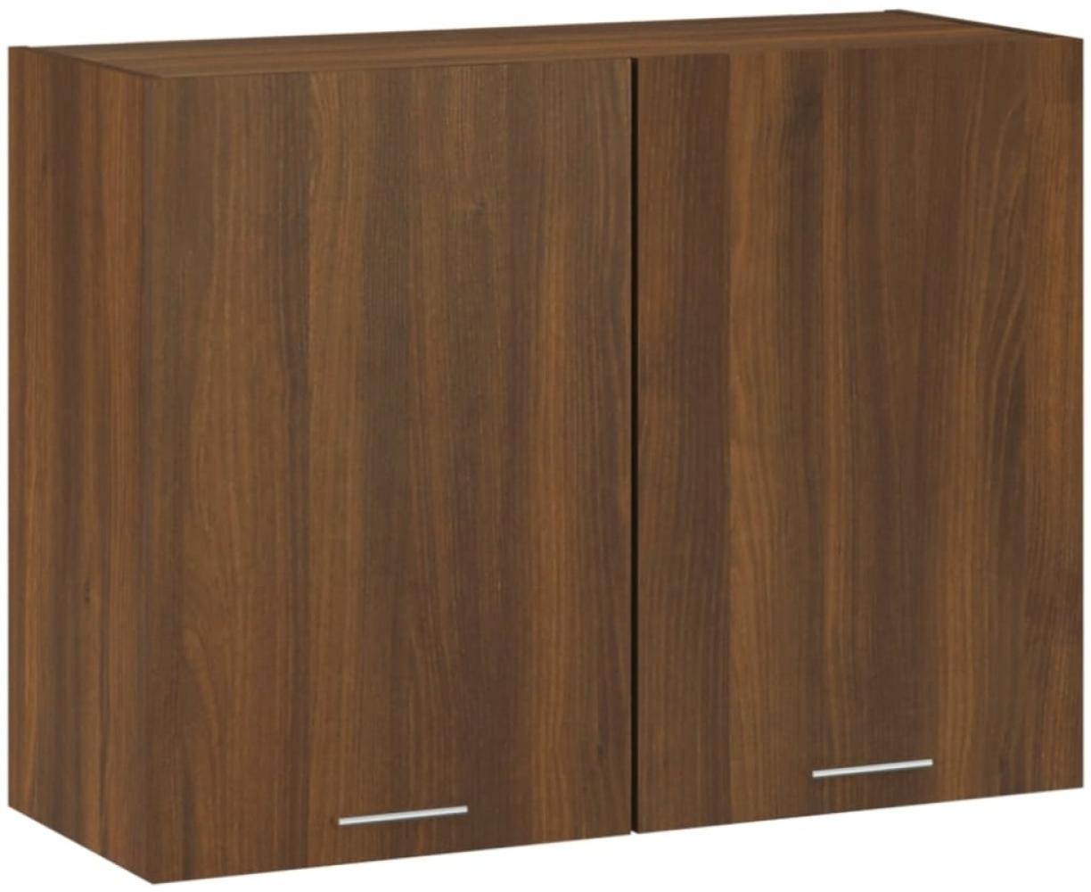 Hängeschrank Braun Eichen-Optik 80x31x60 cm Holzwerkstoff Bild 1