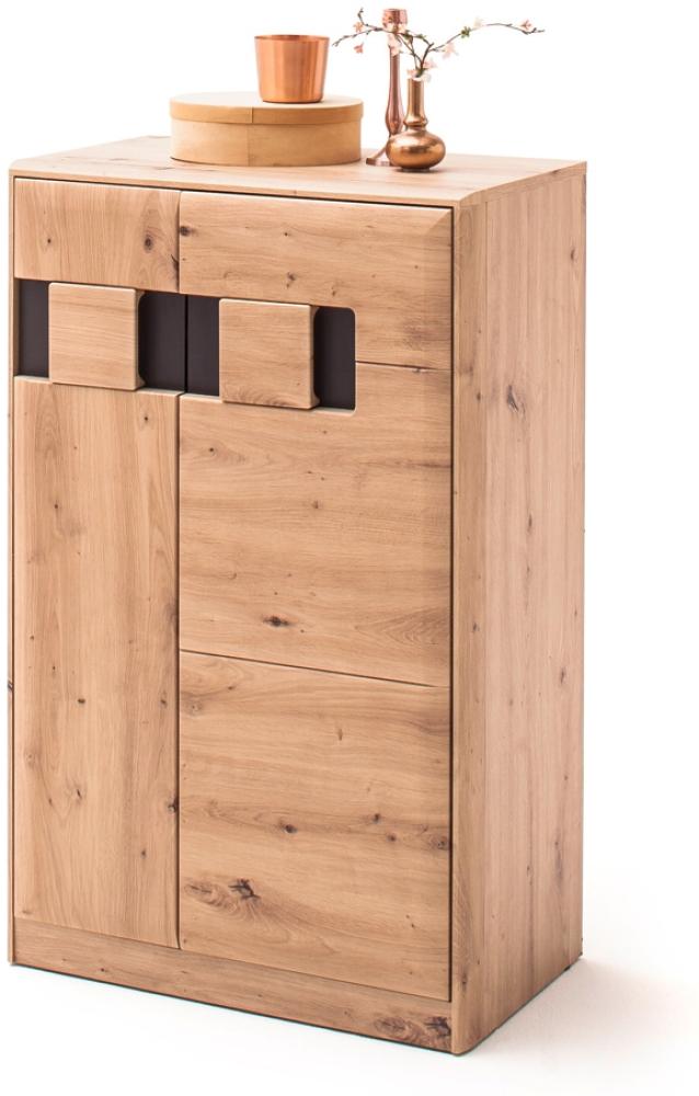 Kommode Göhren 2 Balkeneiche 66x105x38 cm Dielenkommode Garderobe Flur Bild 1