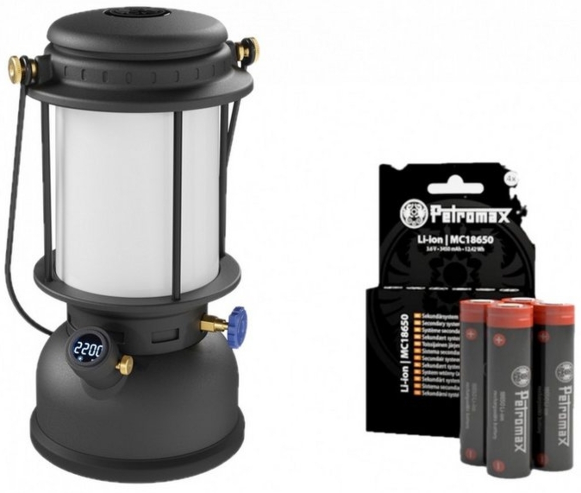 Petromax Gartenleuchte Petromax LM500 LED Laterne Schwarz Set inklusive Akku PX-LM500-Black Bild 1