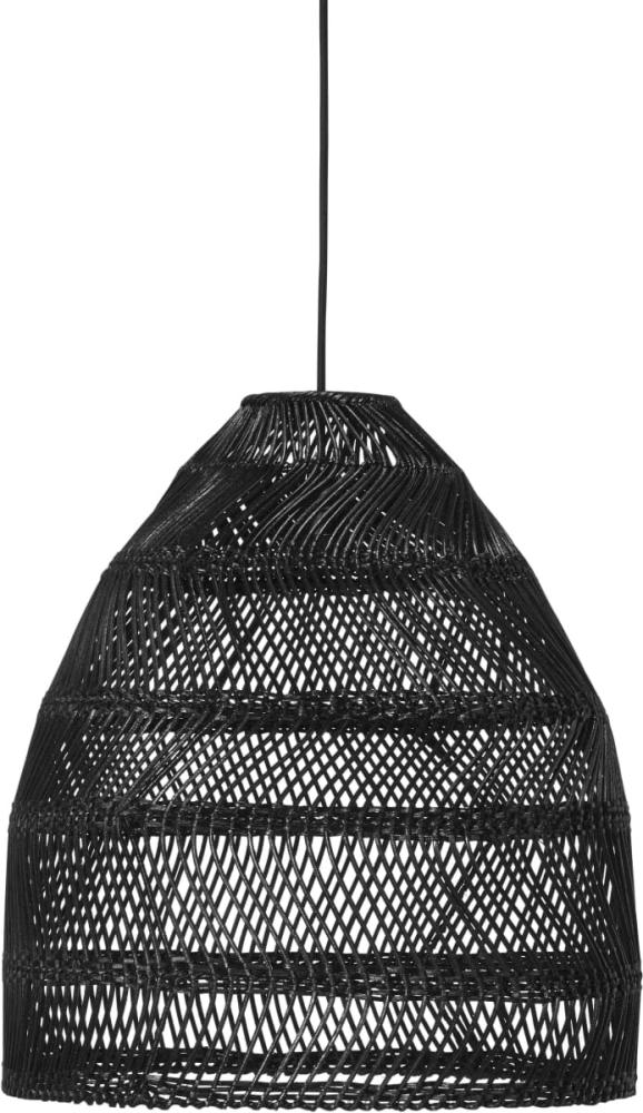 PR Home 3445-2503 Maja Outdoor Pendelleuchte Rattan Schwarz IP44 45cm Bild 1