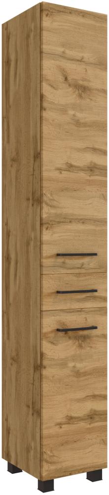 Seitenschrank >Manchester< (B/H/T: 30x180x35 cm) in wotaneiche aus MDF Bild 1