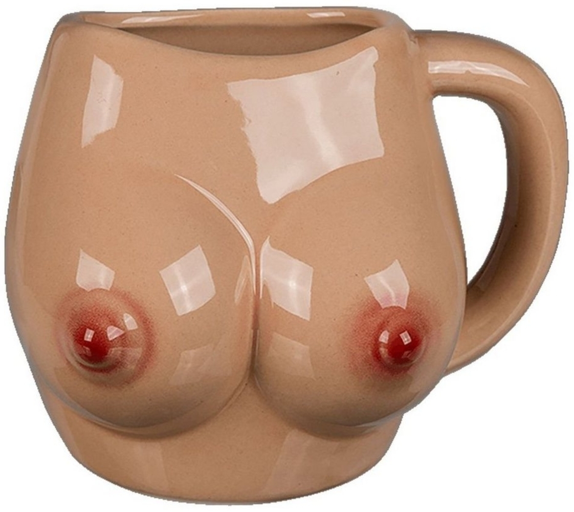 Tasse Brüste Boob Mug Kaffee Tee Becher als Geschenk Junggesellenabschied Fun Bild 1