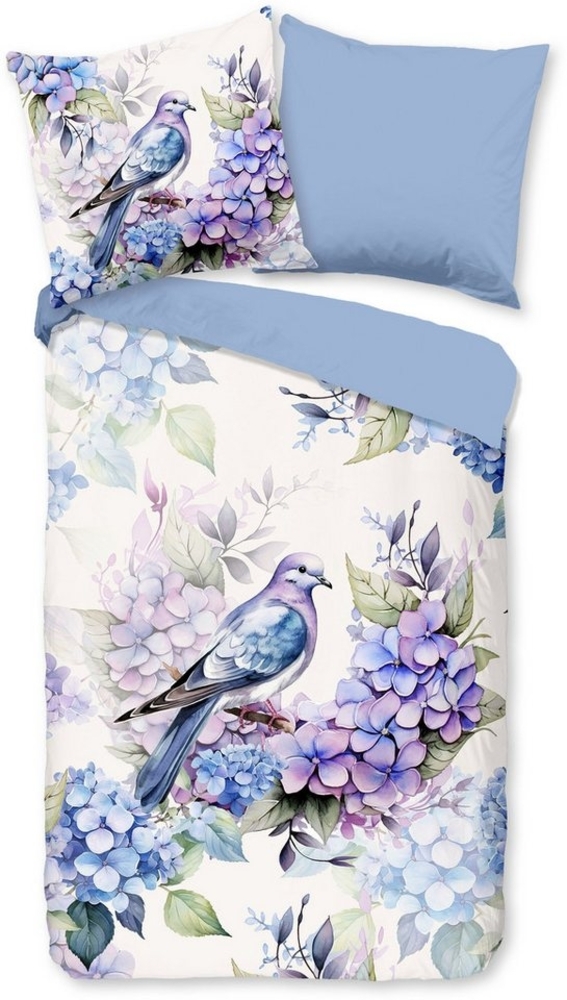 PURE luxury collection Wendebettwäsche Claires, Microfaser, 2 teilig, Mikrofaser, Pflegeleicht, Reißverschluss, Wendeoptik, Abstrakt, Sand Bild 1