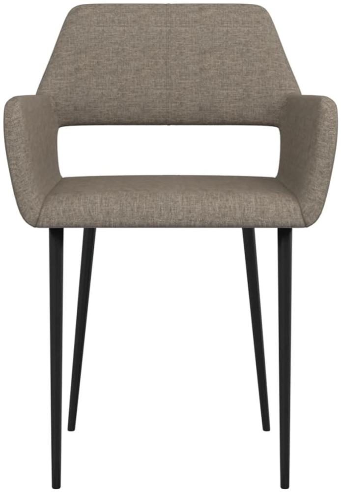 vidaXL Esszimmerstühle 2 Stk. Taupe Stoff [322973] Bild 1