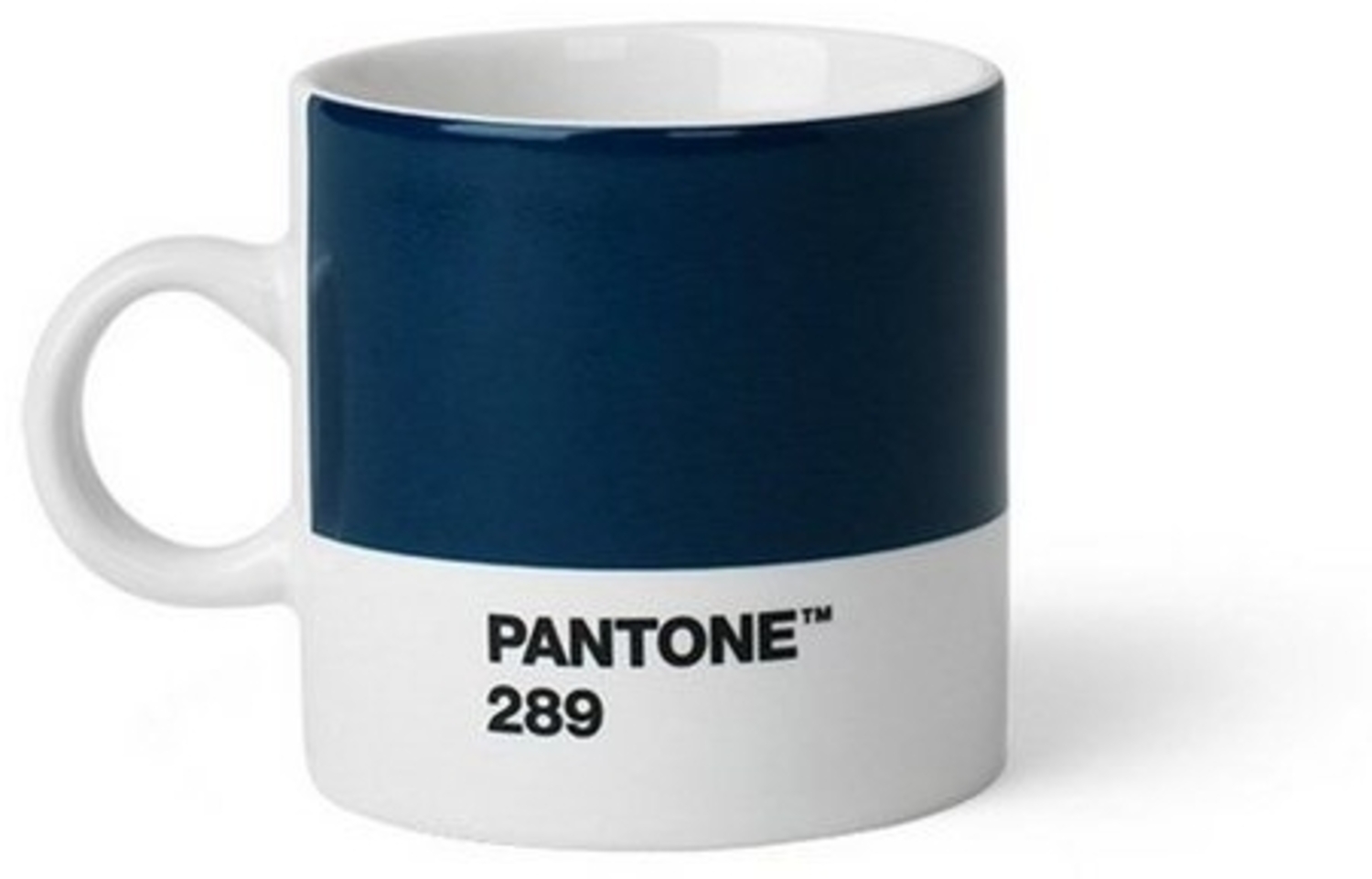 PANTONE Kaffeeservice, Fine Bone, Fine Bone, PANTONE Porzellan Espressotasse, dickwandig, spülmaschinenfest, 120ml Bild 1