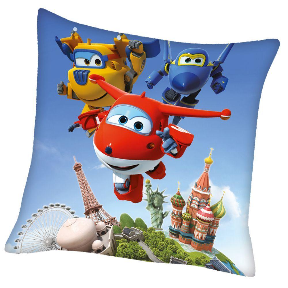 Super Wings Kissen 40 x 40 cm Bild 1