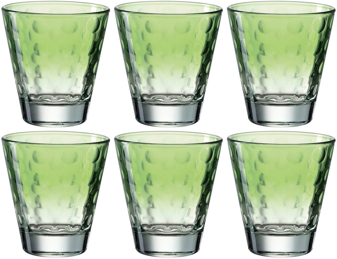 LEONARDO Gläser-Set OPTIC, Glas, 215 ml, 6-teilig Bild 1