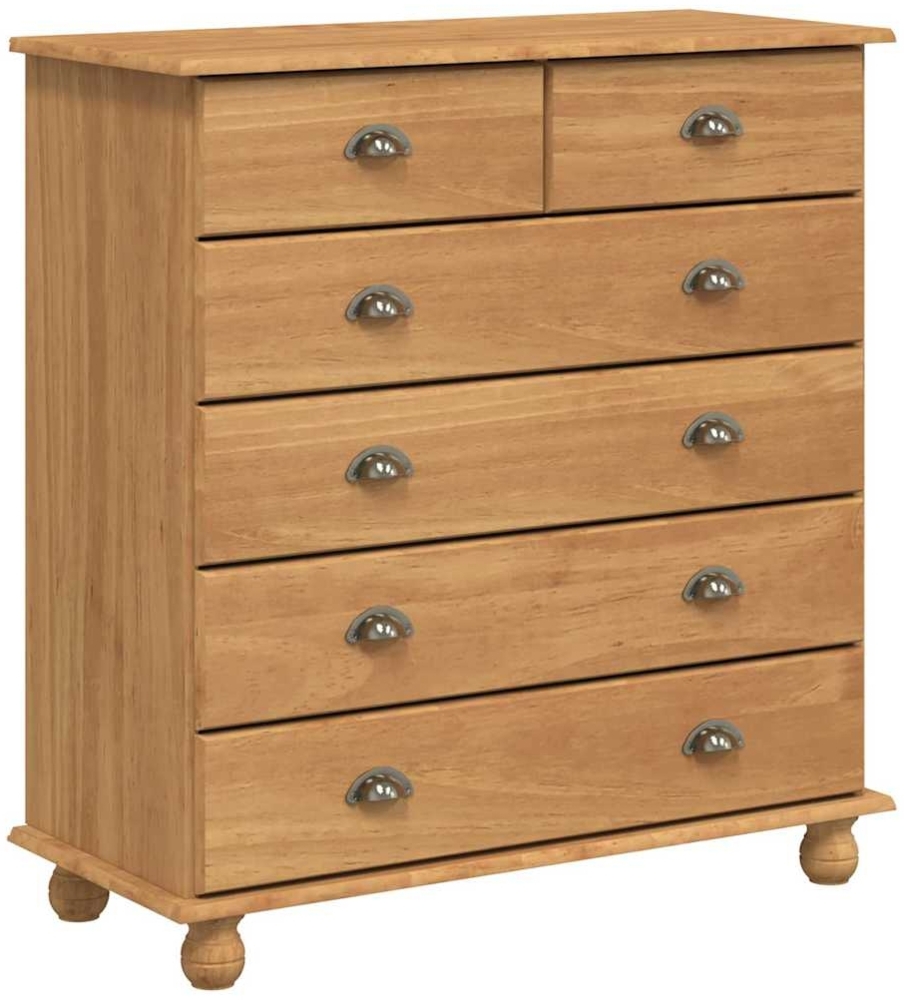 vidaXL Schubladenkommode mit Schubladen ASKIM Braun 91 x 40 x 95.5 cm 4105418 Bild 1