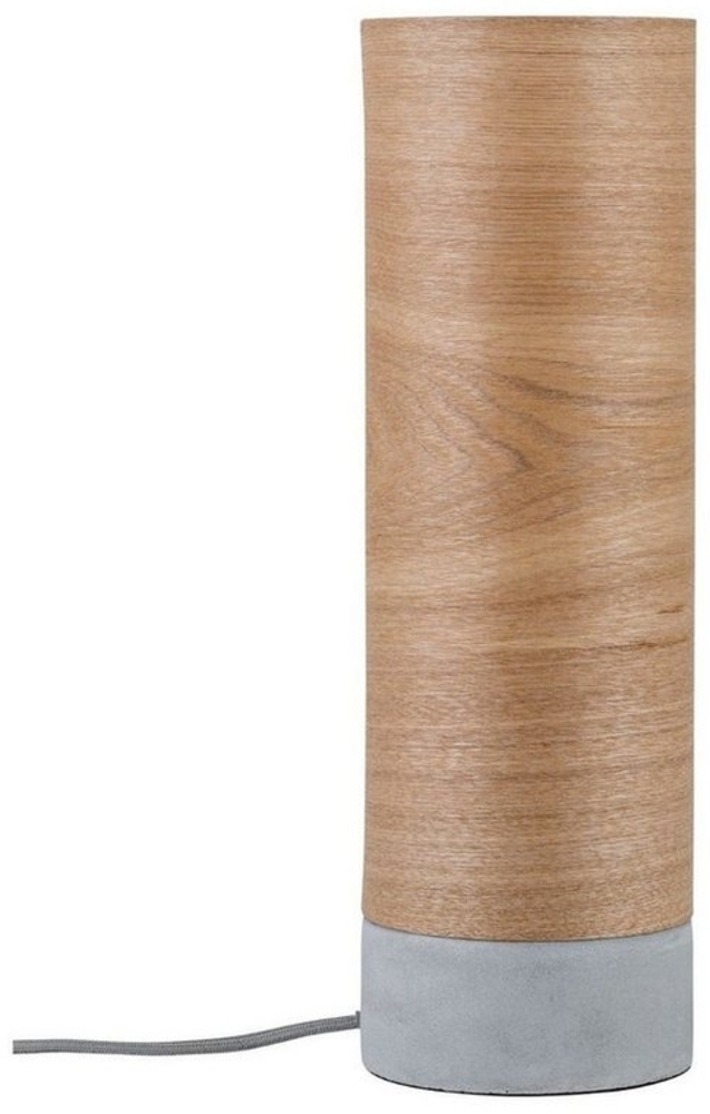 Paulmann No. 79664 Tischleuchte Neordic Skadi Holz, Beton E14 Bild 1