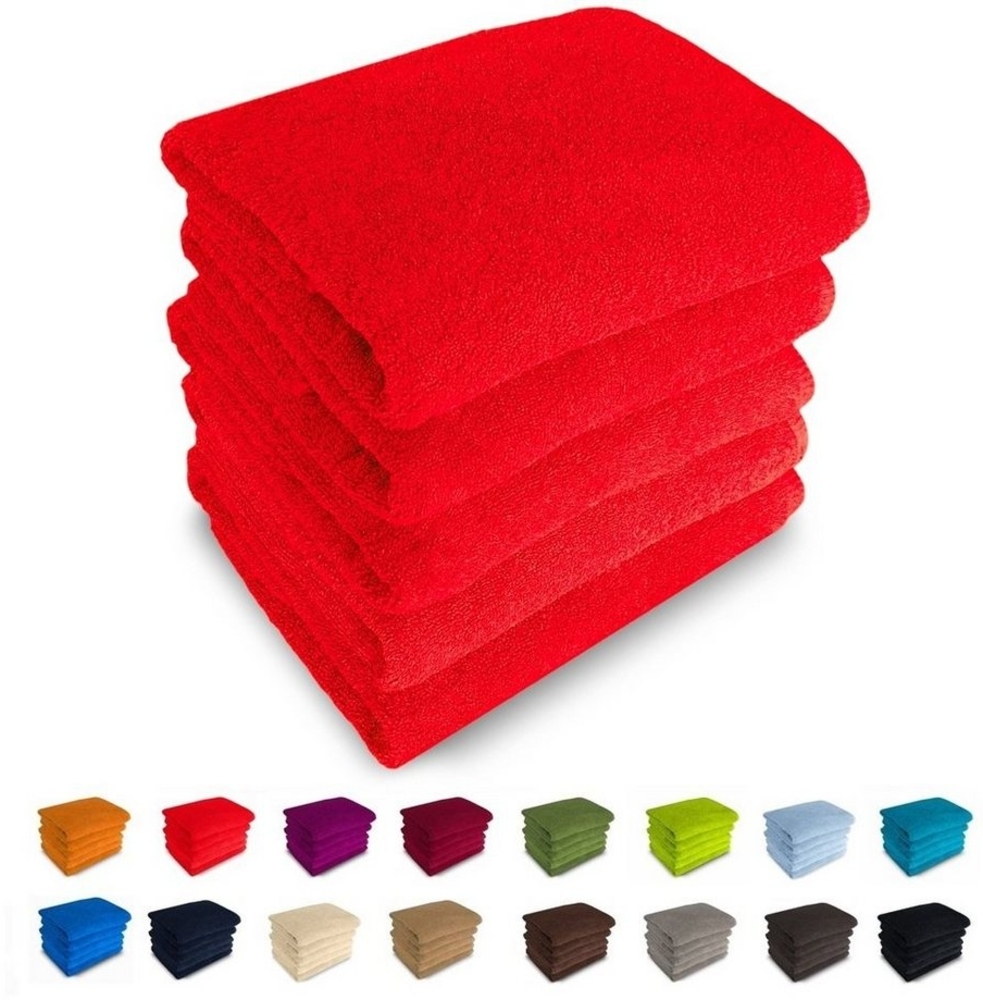 MatratzenL.A.B® Handtücher Rimini 500 g/m² Blauer Schwan®, Gästetuch 30x50 cm,Handtuch 50x100 cm,Duschtuch70x140 cm,Badematte Bild 1