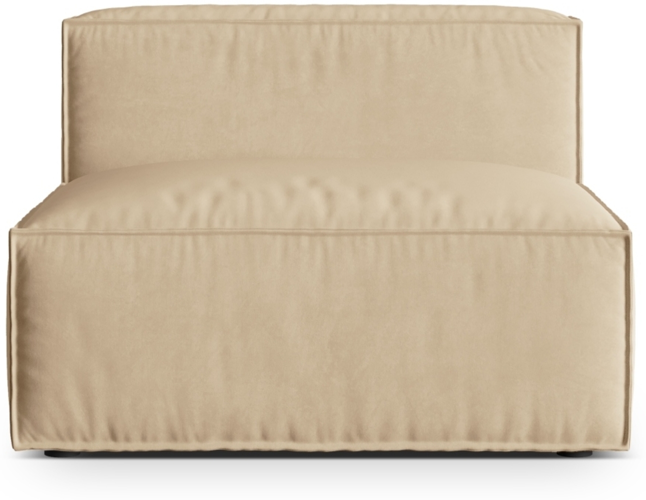 Micadoni Modul Nuria 1-Sitzer Samt Nude Bild 1