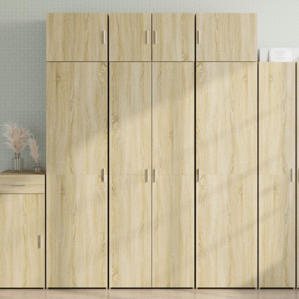 vidaXL Hochschrank Sonoma-Eiche 70x42,5x225 cm Holzwerkstoff 3281324 Bild 1