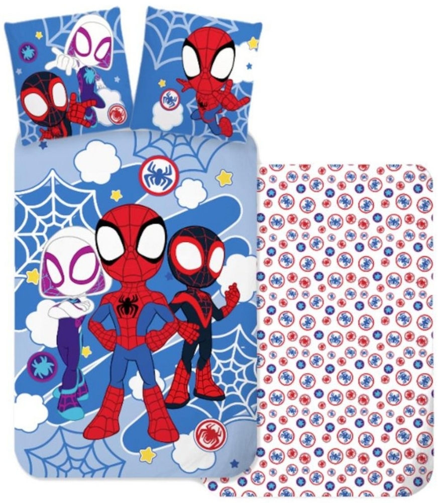 MARVEL Babybettwäsche Spydey Baby- / Kleinkinder Bettwäsche in Blau, 100x135cm Bild 1