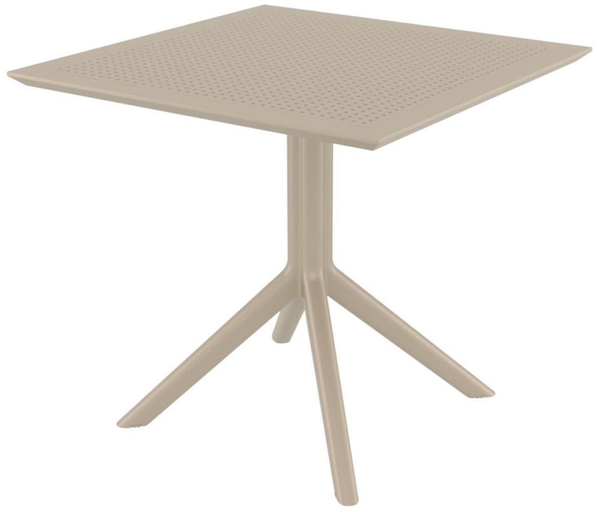 Tisch Sky 80 cm taupe Bild 1