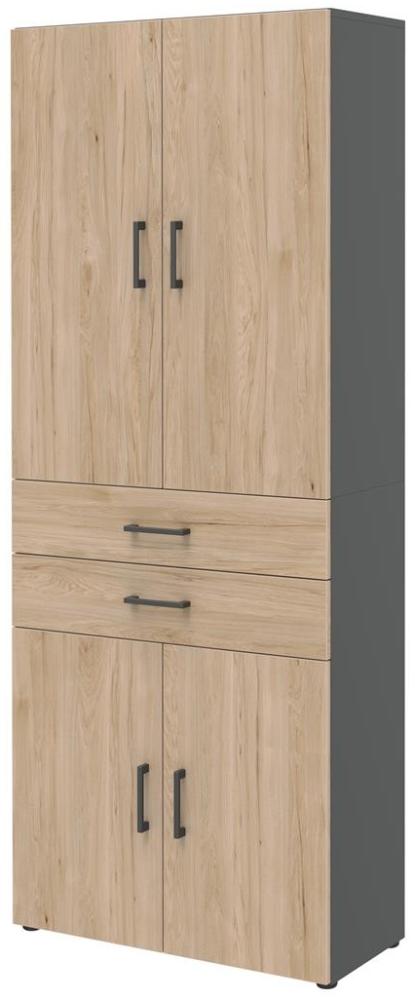 Aktenschrank in Hickory - 80x212,5x34,4cm (BxHxT) Bild 1