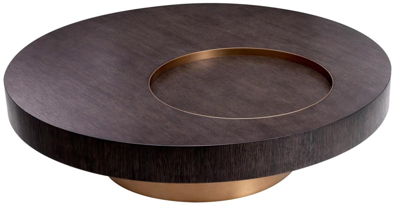 EICHHOLTZ Couchtisch Otus Round Brushed Brass Bild 1