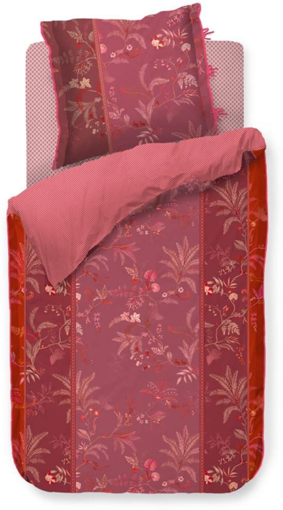 Pip Studio Bettwäsche Isola Pink Perkal 155 x 220 + 80 x 80 cm Bild 1