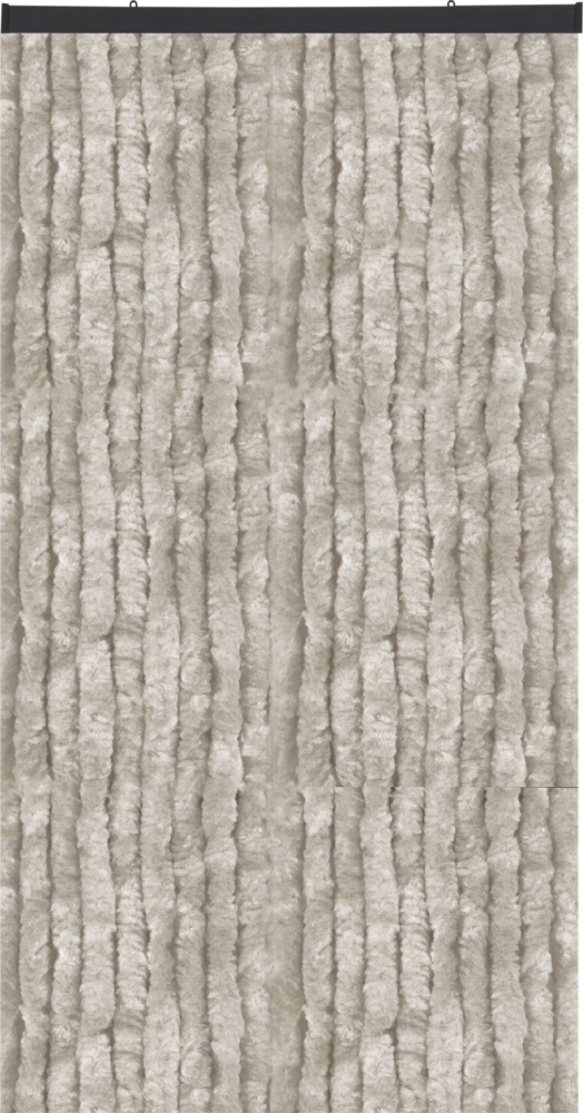 Flauschvorhang in Sondergröße - Türvorhang Breite: 160cm - Länge: 250cm, Hellgrau Bild 1