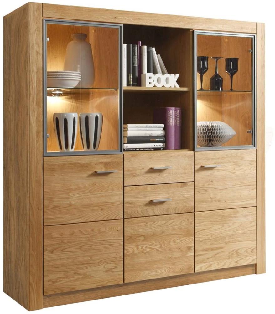 Highboard Hartford - Asteiche massiv Bild 1