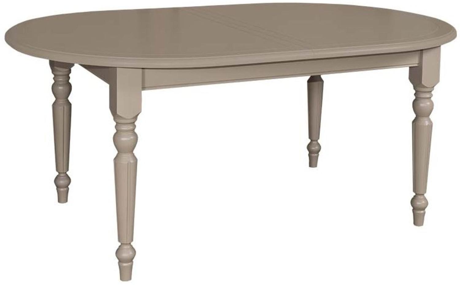 Casa Padrino Landhausstil Esstisch Creme Ausziehbar 180 - 220cm - Landhausstil Esszimmermöbel Bild 1