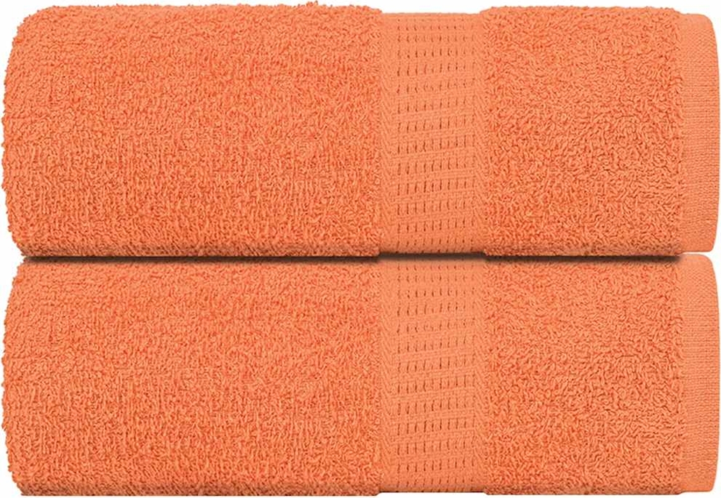 Gästetücher 2 Stk. Orange 30x50 cm 360 g/m² 100% Baumwolle 136899 Bild 1