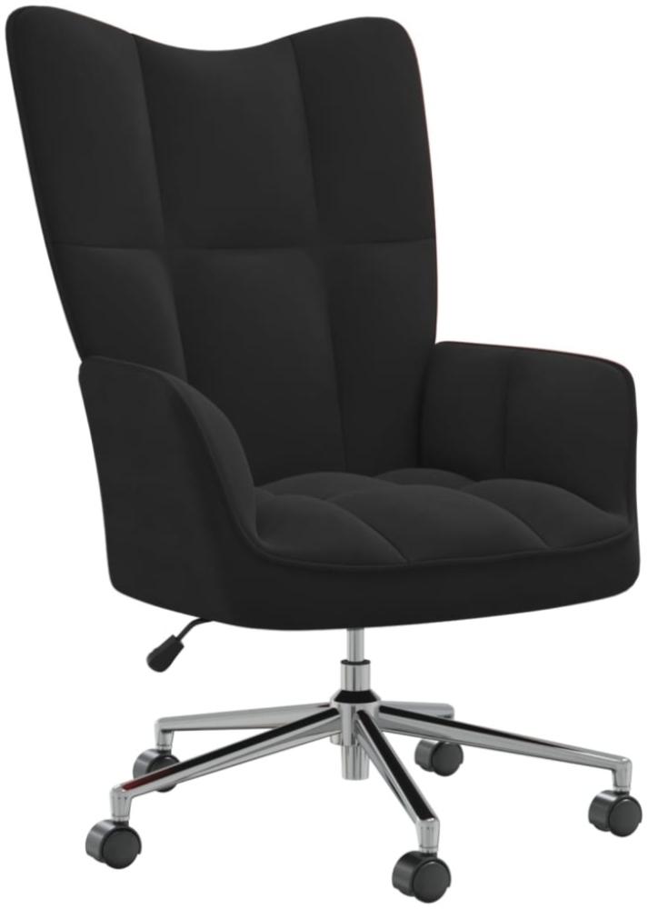 vidaXL Relaxsessel Schwarz Samt [328167] Bild 1