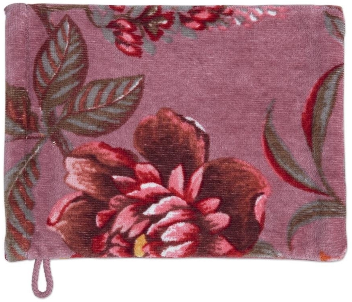 PiP Studio Badaccessoire-Set Secret Garden Waschhandschuh mauve 16x22cm (1 Stück) Bild 1