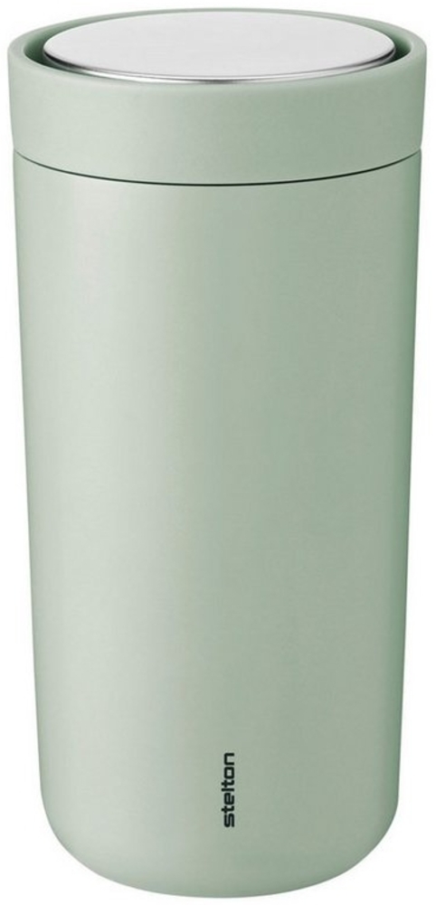 Stelton Thermobecher To Go Click Minty Moss 400 ml, Edelstahl, Kunststoff Bild 1