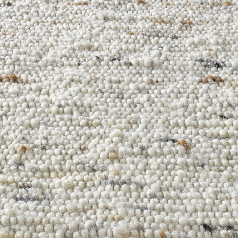 TaraCarpet Wollteppich TaraCarpet Fjord, rechteckig, Höhe: 10 mm, Handwebteppich Schurwolle karamell Wohnzimmer Schlafzimmer 060x120 cm Bild 1