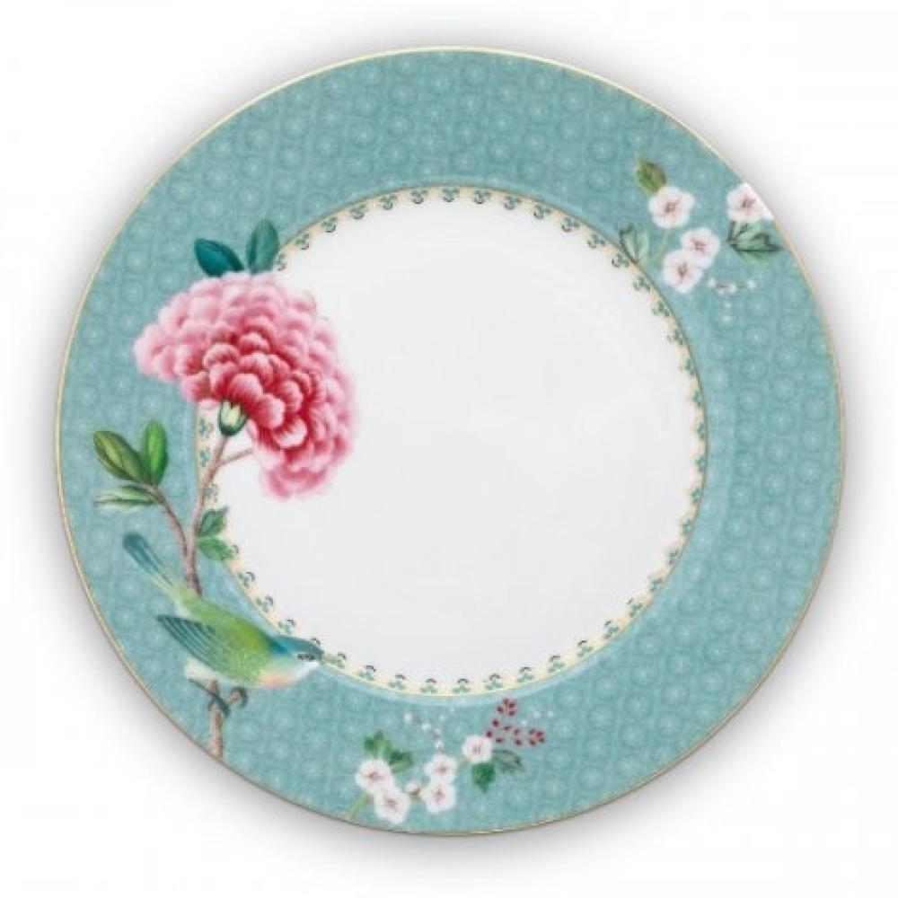 Pip Studio Frühstücksteller Blushing Birds Blau (21cm) 51.001.202 Bild 1