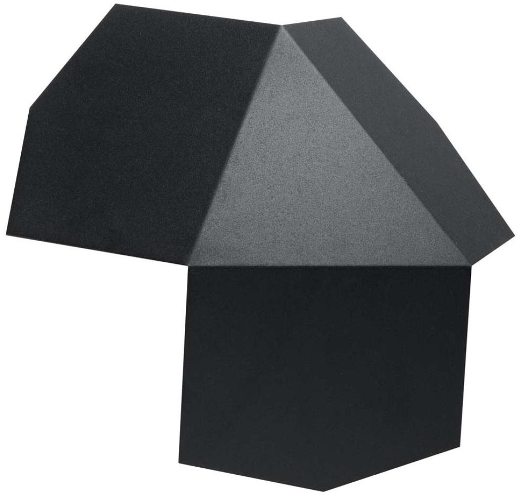 Wandleuchte, Schwarz, Stahl, Design, H 32 cm Bild 1