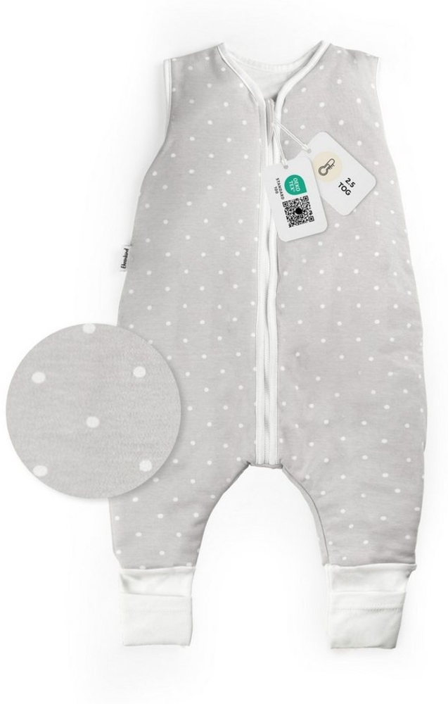 Ehrenkind Babyschlafsack Sommer Schlafsack mit Füßen, Bio-Baumwolle, 1 TOG (Standard by OEKO-TEX, 100% Bio-Baumwolle, Sommerschlafsack mit Beinen, 1.0 TOG), Schlafsack Baby, Baby Schlafsack Bild 1