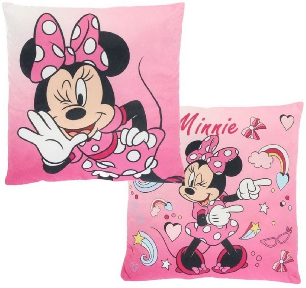 Disney Minnie Mouse Kissen Dekokissen 1 Stück- Perfekte Deko für Kinderzimmer Bild 1