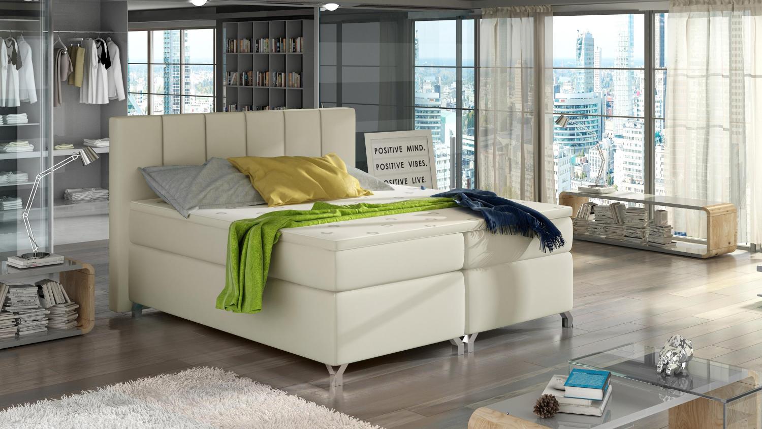 Wohnideebilder Basilio 180X200 Beige Boxspringbett BBO_11_1.8 Bild 1