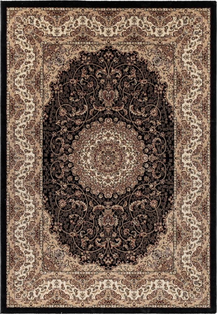 Orient Teppich Kasara rechteckig - 120x170 cm - Schwarz Bild 1