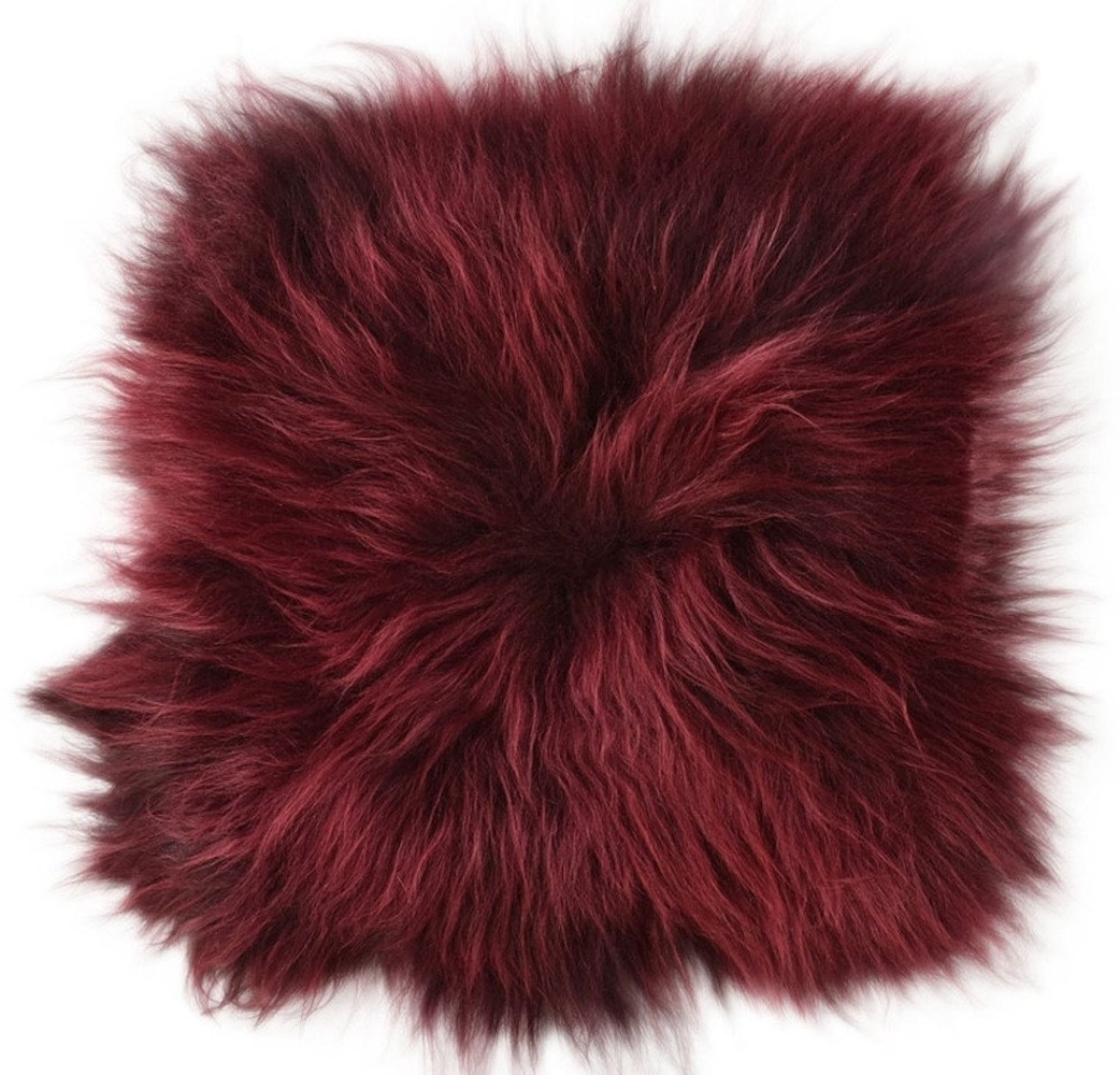 KUHFELL online & NOMAD Stuhlkissen Lammfell Sitzauflage Stuhlkissen Natur 37 x 37 cm Echtes Schaffell Bild 1