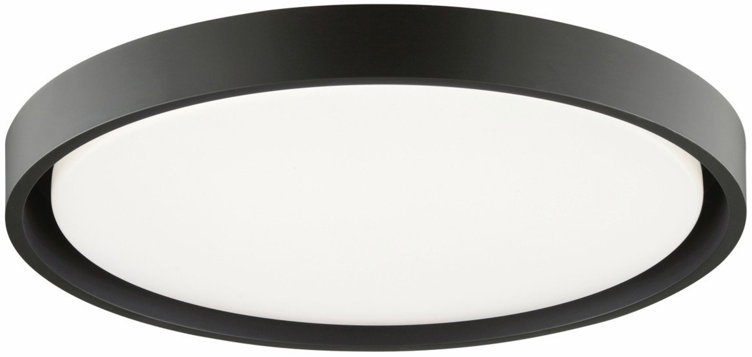 Brilliant LED Deckenleuchte Sonora Ø 41 x 8 cm warmweiß-kaltweiß schwarz-weiß Bild 1