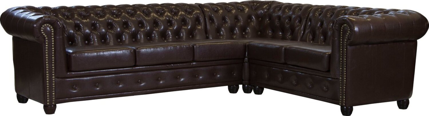 Home affaire Chesterfield-Sofa Rysum L-Form, Chesterfield-Optik, langer Schenkel links oder rechts Bild 1