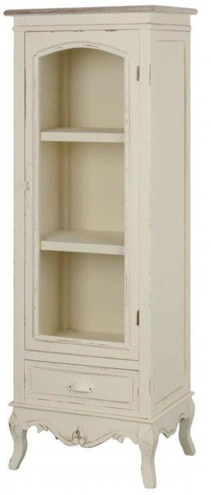 Livin Hill Vitrine Rimini Creme, hellbraune Spitze RI04 Bild 1