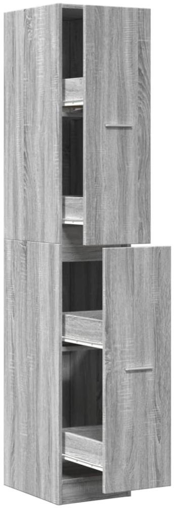 vidaXL Apothekerschrank Grau Sonoma 30x41x174,5 cm Holzwerkstoff 3309632 Bild 1