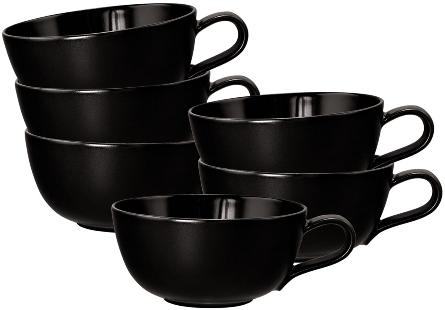 Seltmann Weiden Liberty Velvet Black Teetasse 290 ml 6er Set Bild 1