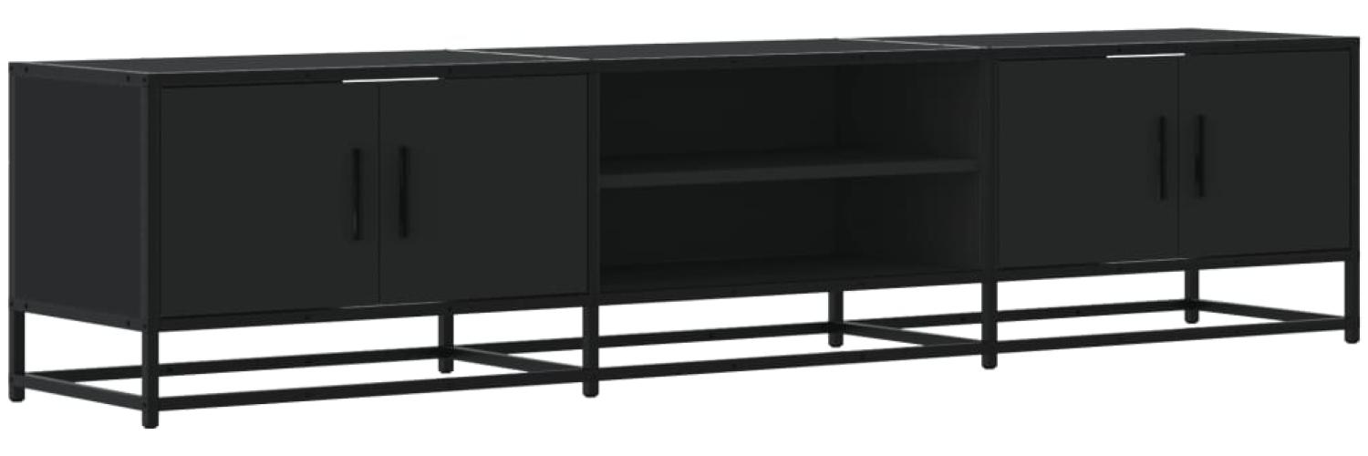 vidaXL TV-Schrank Schwarz 180x35x41 cm Holzwerkstoff 3300775 Bild 1