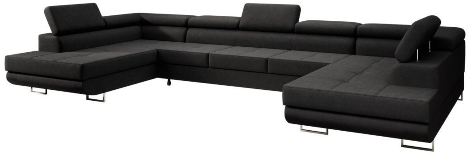 Luxusbetten24 Schlafsofa Designer Sofa Taormina, mit Stauraum und Schlaffunktion Bild 1