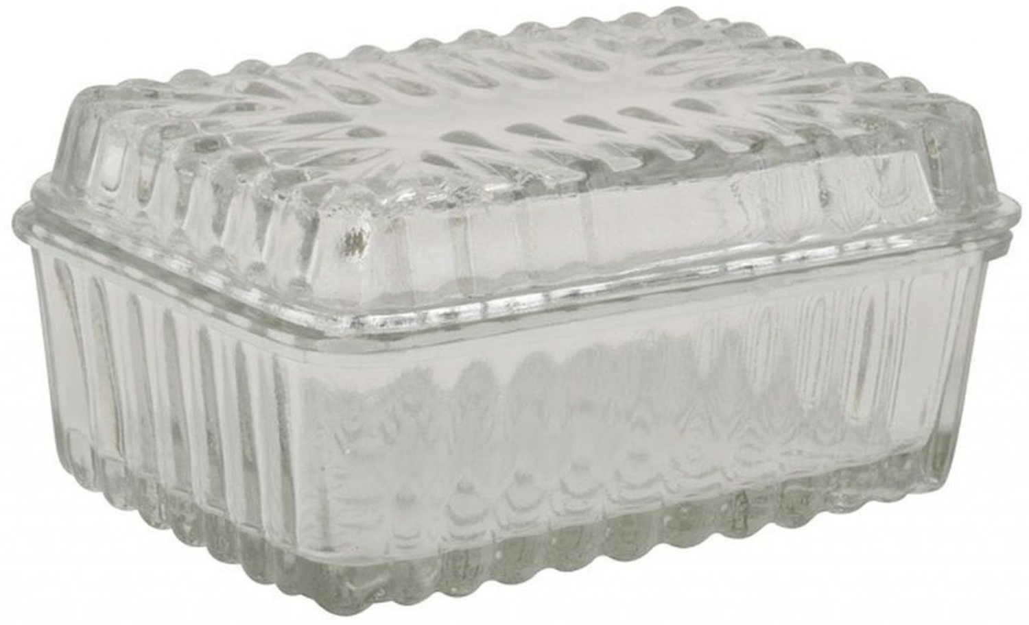 Ib Laursen - Kleine Butterdose aus Glas (8364-00) Butterschale Butterglocke Bild 1