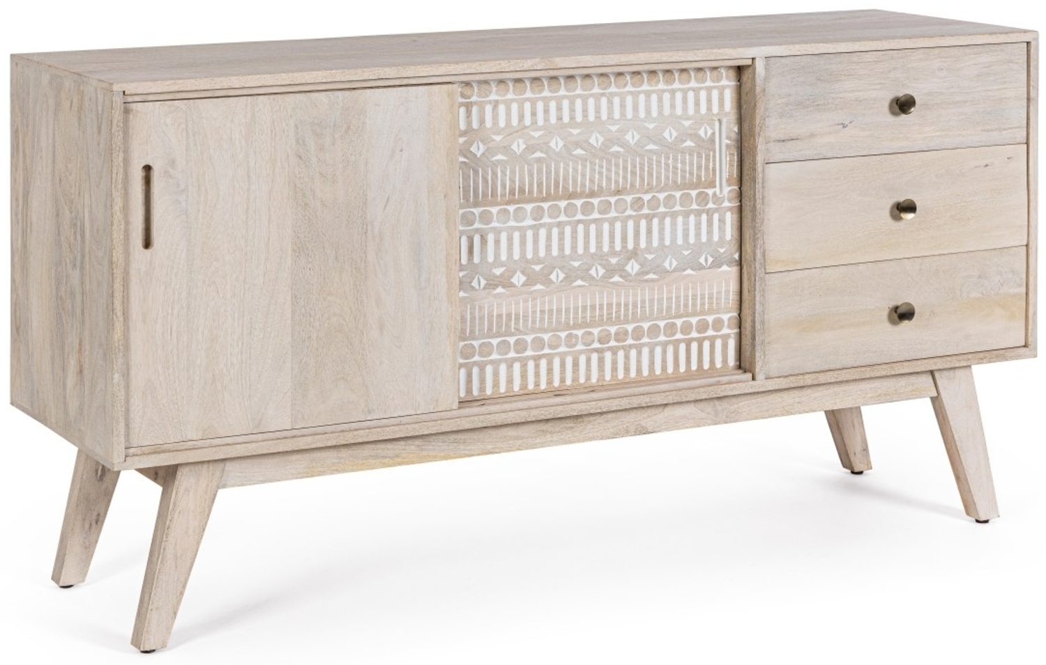 Sideboard Indria aus Mangoholz, 145 cm Bild 1