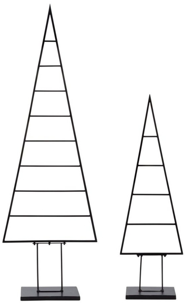 my home Dekobaum Maischa, Weihnachtsdeko aus Metall (Set, 2 St), Weihnachtsbaum zum individuellen Dekorieren Bild 1