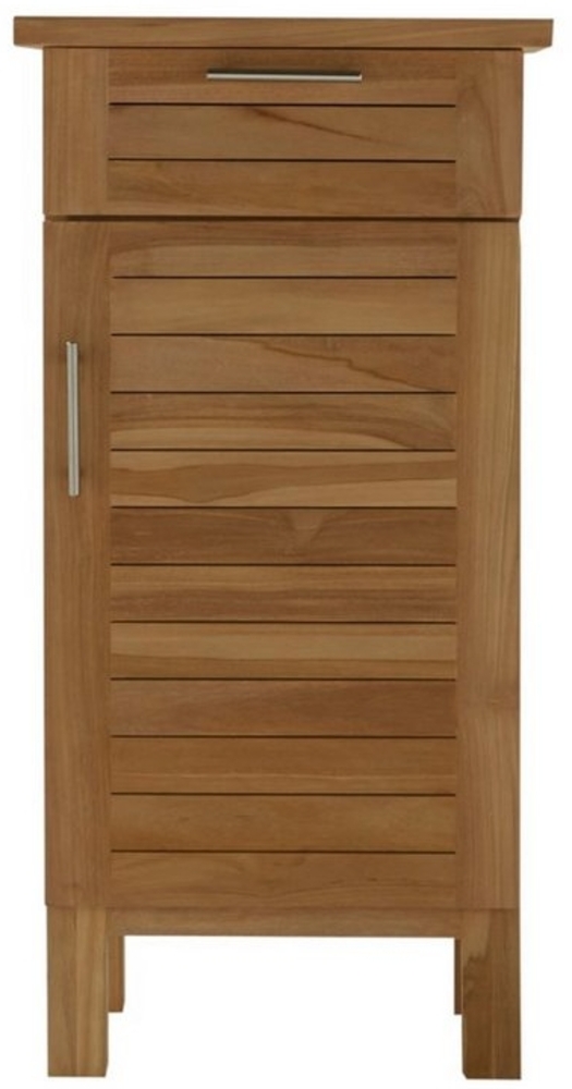 Tikamoon Hochschrank Soho Unterschrank aus massivem Teakholz Bild 1