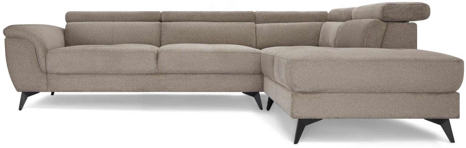 5-Sitzer Ecksofa Rechts Betis Beige Bild 1