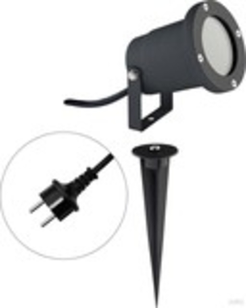 EVN Lichttechnik ALU-Spot mit Erdspiess IP54 230V GU10 545239 Bild 1